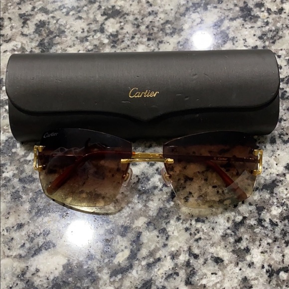 Cartier Large ‘C Frame’ Sunglasses - Picture 2 of 3